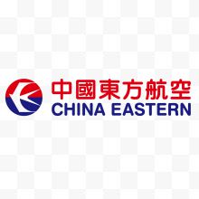 红色中国东方航空logo标识