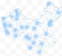 中国地图 简化地图