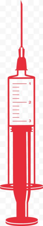 红色注射器