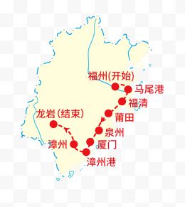 福建地图