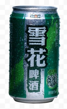 雪花罐装啤酒