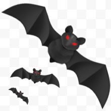 蝙蝠恐怖的万圣节集图标2...