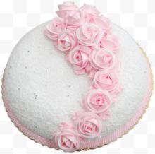 粉色清新玫瑰蛋糕