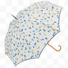 白色小清新雨伞