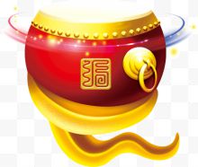 中国风古典传统红鼓