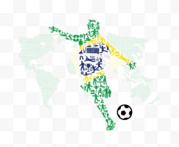 巴西足球世界杯海报图片...