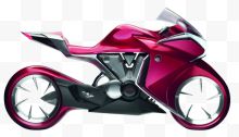 本田摩托车自行车概念形象
