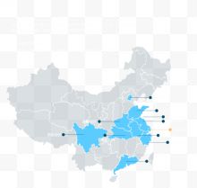 灰色中国地图海报背景