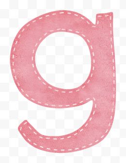 粉色字母g