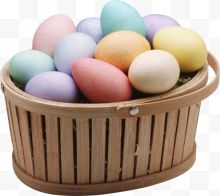 复活节篮子鸡蛋