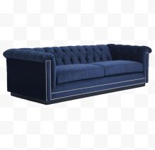 家用蓝色沙发