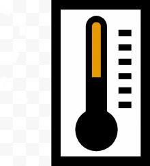 温度计图标矢量图