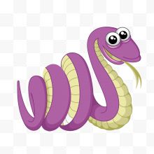 一条紫色小蛇