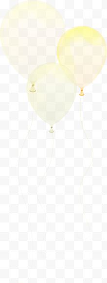 儿童节黄色半气球