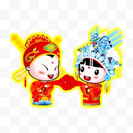 中国古典结婚装饰图案