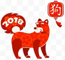 2018狗年吉祥海报设计