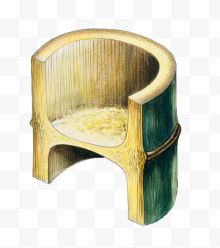 圆竹椅子