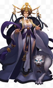 手绘魔法女王