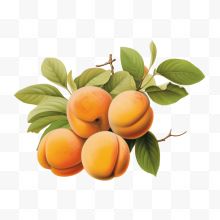 成熟的水果杏