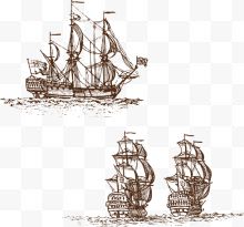 矢量海盗船插图