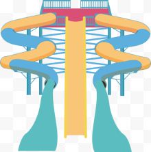 水上乐园立体滑滑梯