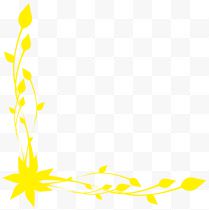 欧式金色树叶设计花纹