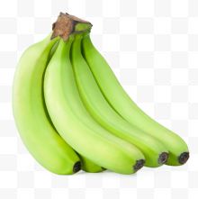 一串绿色香蕉
