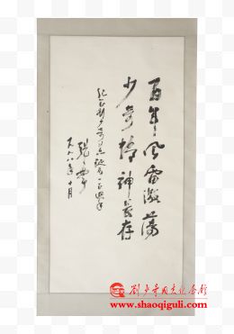 张震题字