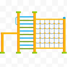 公园游乐设施插画