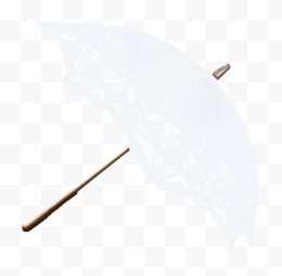 白色小伞