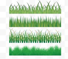 深绿色草地边框