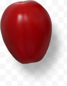 红色有光泽的番茄实物