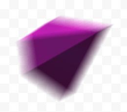 几何体紫色几何体石头石块装饰
