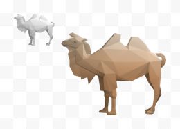立体骆驼