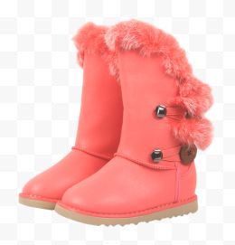 粉色可爱冬季女鞋