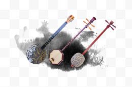 中国风古董乐器