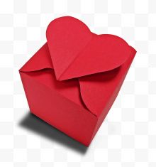 红色爱心礼盒