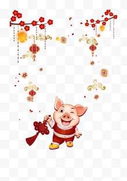 2019中国风猪年海报设计