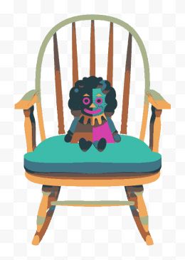椅子上的鬼娃娃