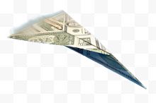 纸币折纸飞机