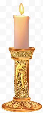 手绘蜡烛金属材质蜡烛台...