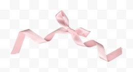 手绘粉色彩带