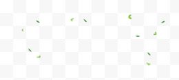 绿叶飘扬标题设计