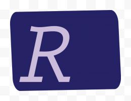 深紫色长方形背景R