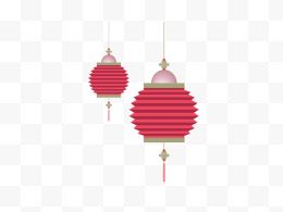 红色灯笼中国风喜庆新年