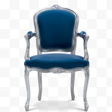 家居模型装饰 蓝色椅子...
