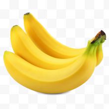 新鲜香蕉实物