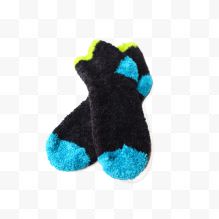 冬季丝绒黑蓝袜