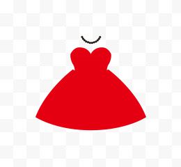 矢量红色裙子