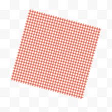 红色方形餐布